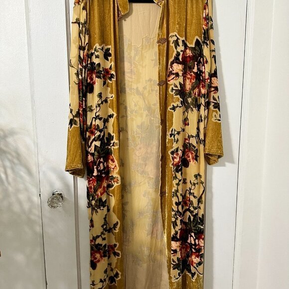 Girl on a Vine Dolly Dagger (Light Mustard) Duster - Picture 4 of 5